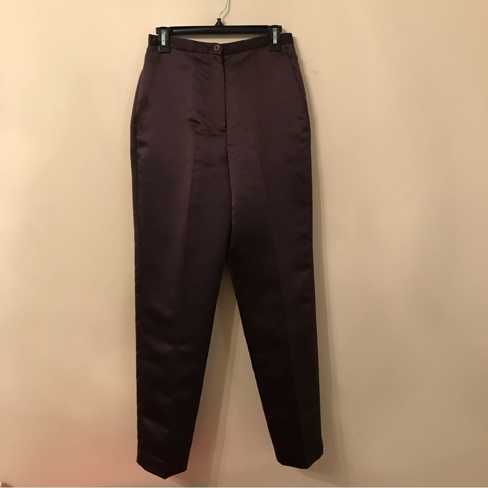 Vintage Oleg Cassini Satin Feel Pants